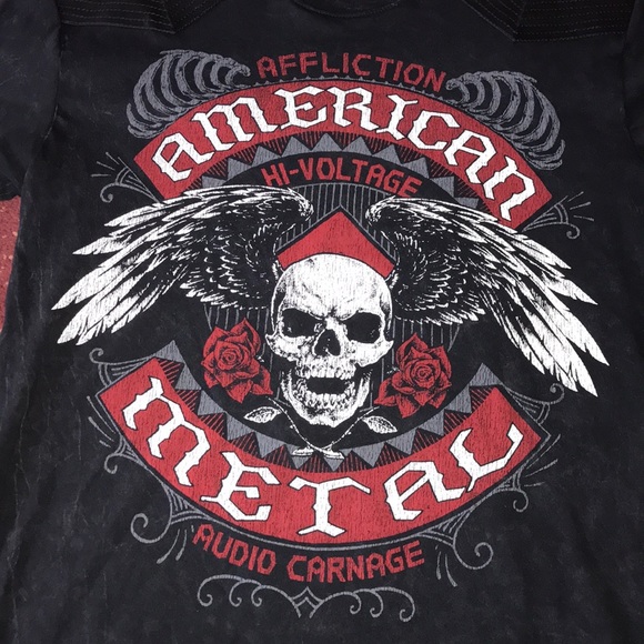 Men’s Affliction shirt medium NWOT - Picture 2 of 4